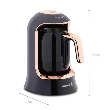 Korkmaz A860-09 Kaffemaskin – Svart/Rose/Gull