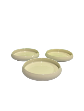 3 x Queens Porcelain tallerken 19cm