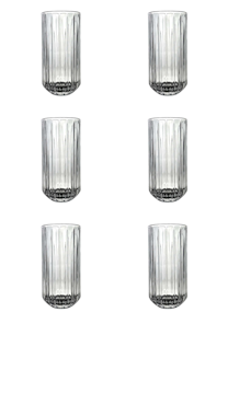 6stk Drikkeglass - 45cl