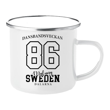 Emaljmugg Vit