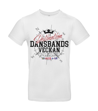 T-shirt Vit Destination Dansbandsveckan