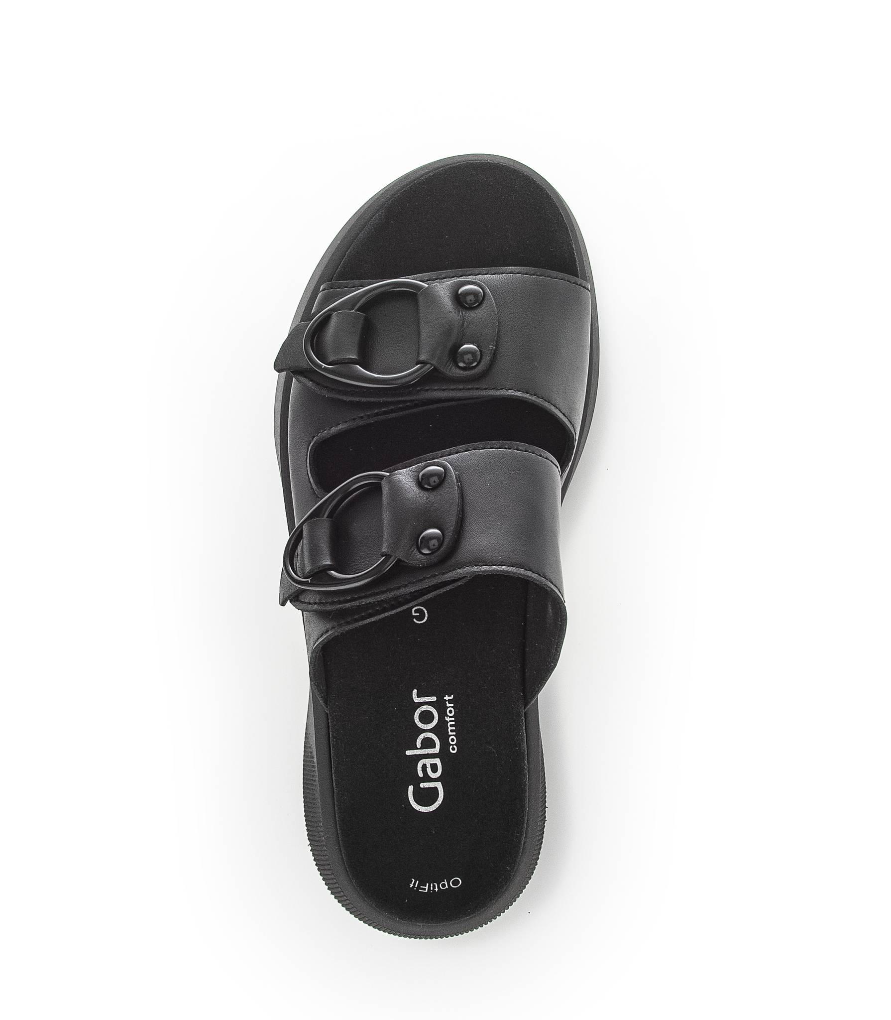 Gabor Svart Sandal - Trampolin - Köp skor online och i fysisk butik hos oss!