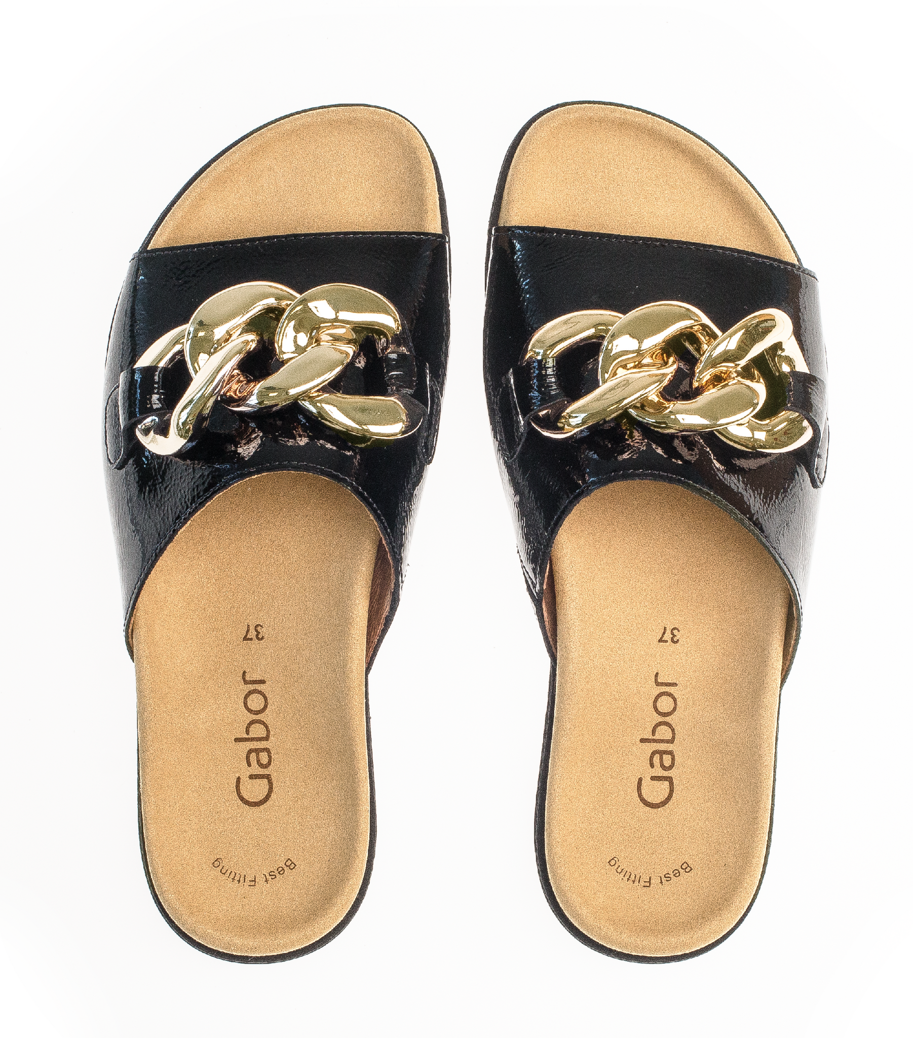 Gabor Svart Sandal - Trampolin - Köp skor online och i fysisk butik hos oss!
