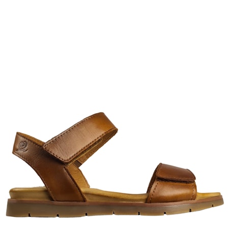Brun sandal i mjukt läder från Rosa Negra