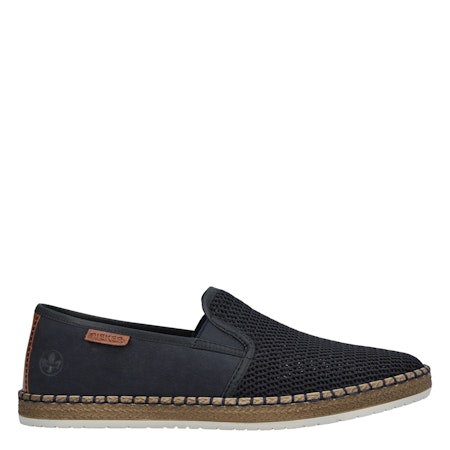Luftig slip-on espadrillo i syntetläder från Rieker