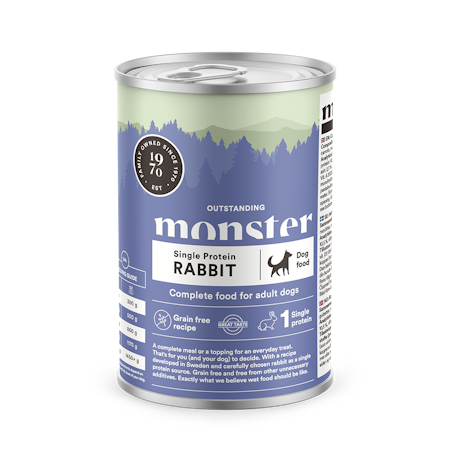 Monster Single protein Rabbit 400g burk