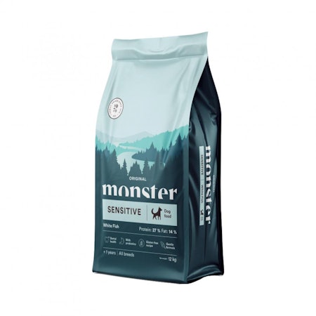 Monster Original Sensitive White fish 12 kg