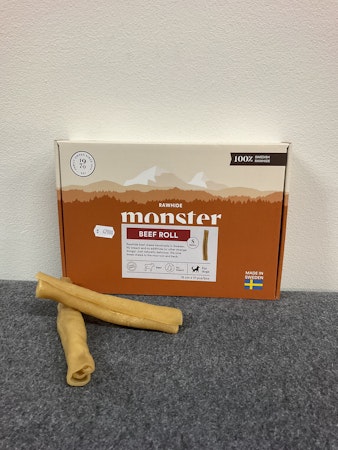 Monster Rawhide Beef Roll S 15cm (1 st)