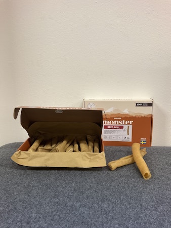Monster Rawhide Beef Roll S 15cm box (17st)