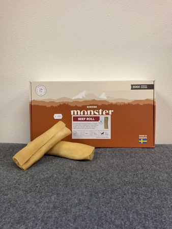 Monster Rawhide Beef Roll M 16 cm (1 st)