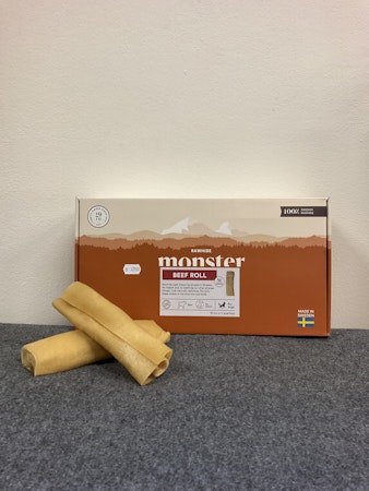 Monster Rawhide Beef Roll M 16 cm box (11 st)