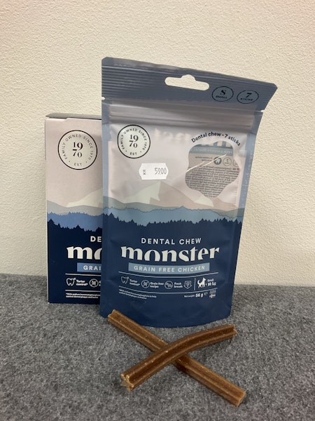 Monster Dental Chew GF Chicken S (Month, 28 st)