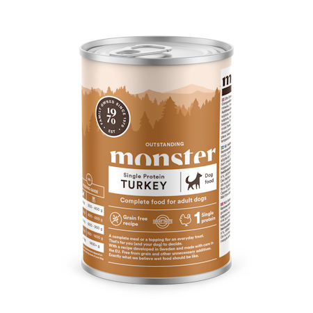 Monster Single Turkey burk 400g