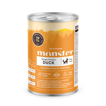 Monster Single Duck burk 400g