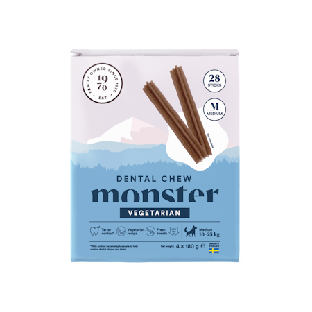 Monster Dental Chew GF Vegetarian M (Month 28st)