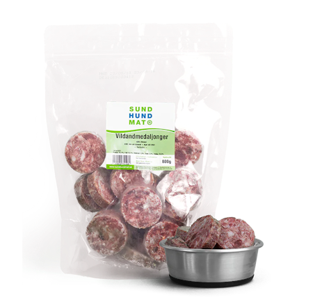 Vildandsmedaljonger 800g