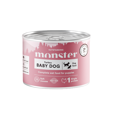Monster Baby Dog mousse burk 190g (-30%)