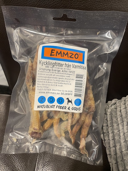Emmzo Kycklingfötter från Varmlösa (100g) (-20%)