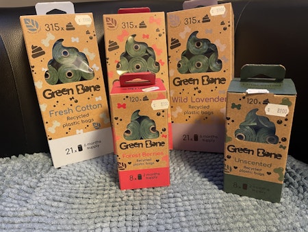 Green Bone bajspåsar (små rullar )