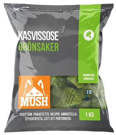 MUSH Grönsaker 1kg (-50%)