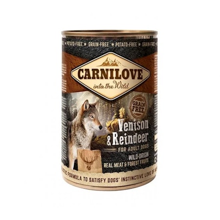 Carnilove Wild meat Venison & Reindeer burk 400g