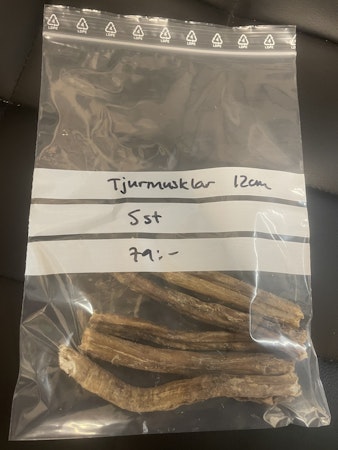 Tjurmusklar 12cm (5 st)