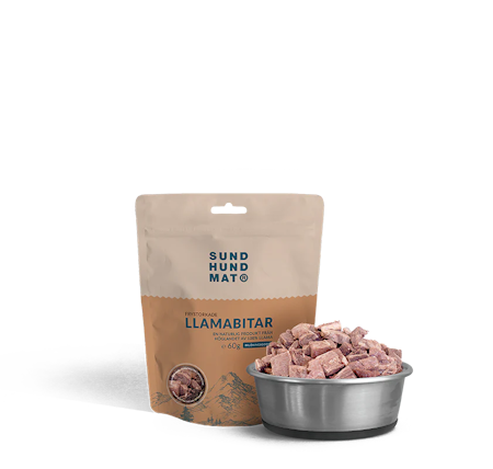 Sund hundmat frystorkade Lamabitar 60g