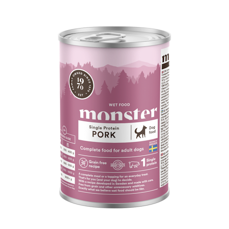 Monster single protein PORK (burk) 400g