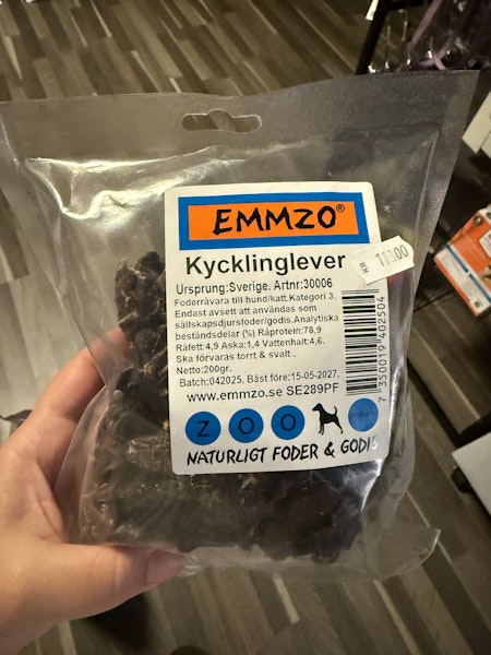Emmzo Kycklinglever 200g