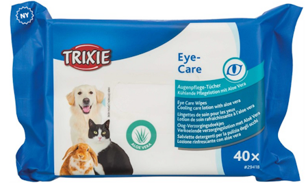 Trixie Ögonservetter, rengöring med Aloe vera