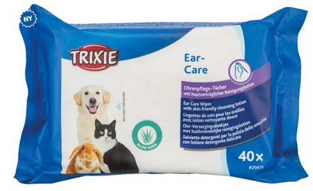 Trixie Öronservetter, rengöring med Aloe vera