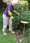 EASI-GRIP Trädgårdsgaffel med långt handtag