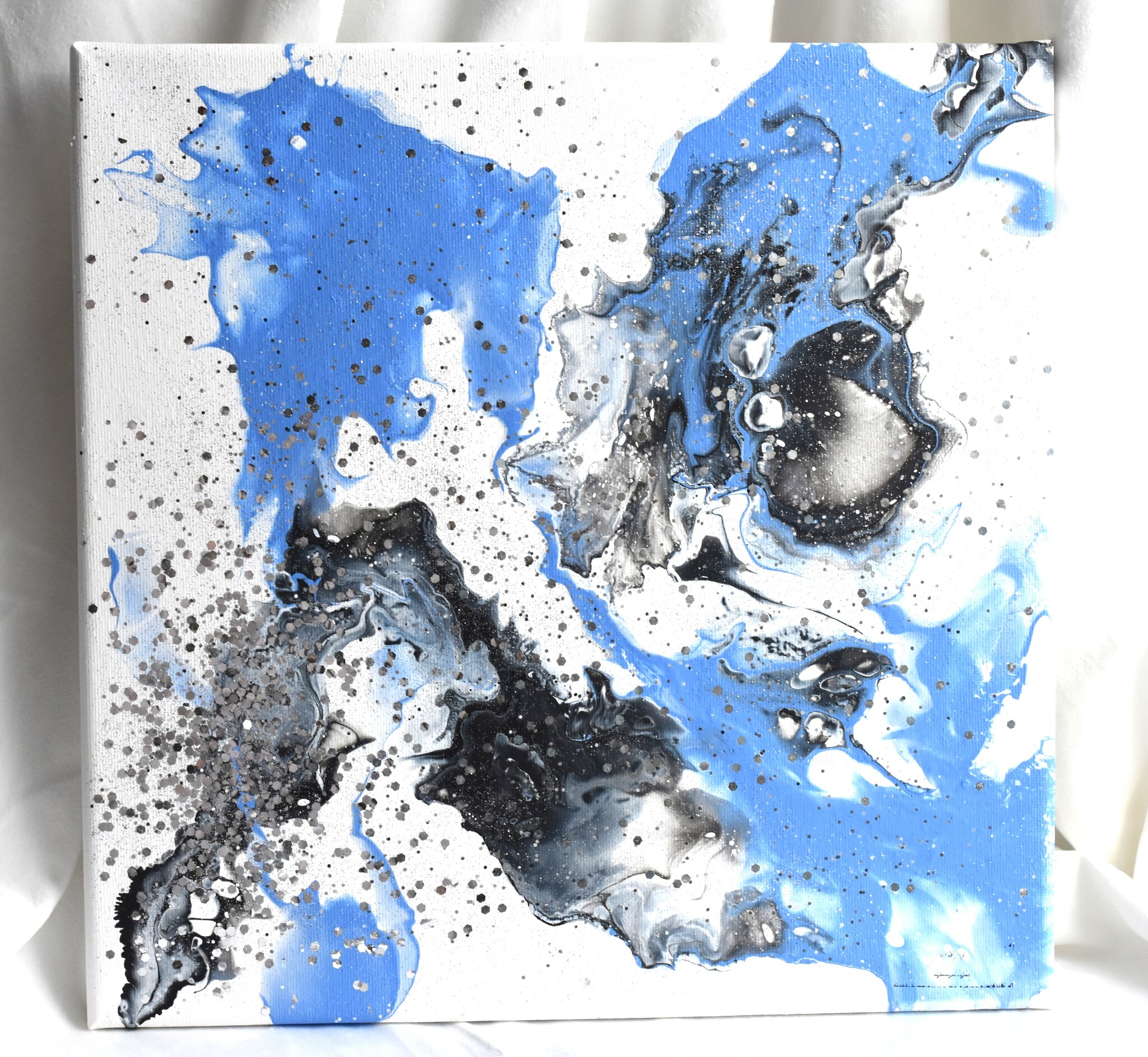 Tavla Himmelsblå - 30 x 30 cm