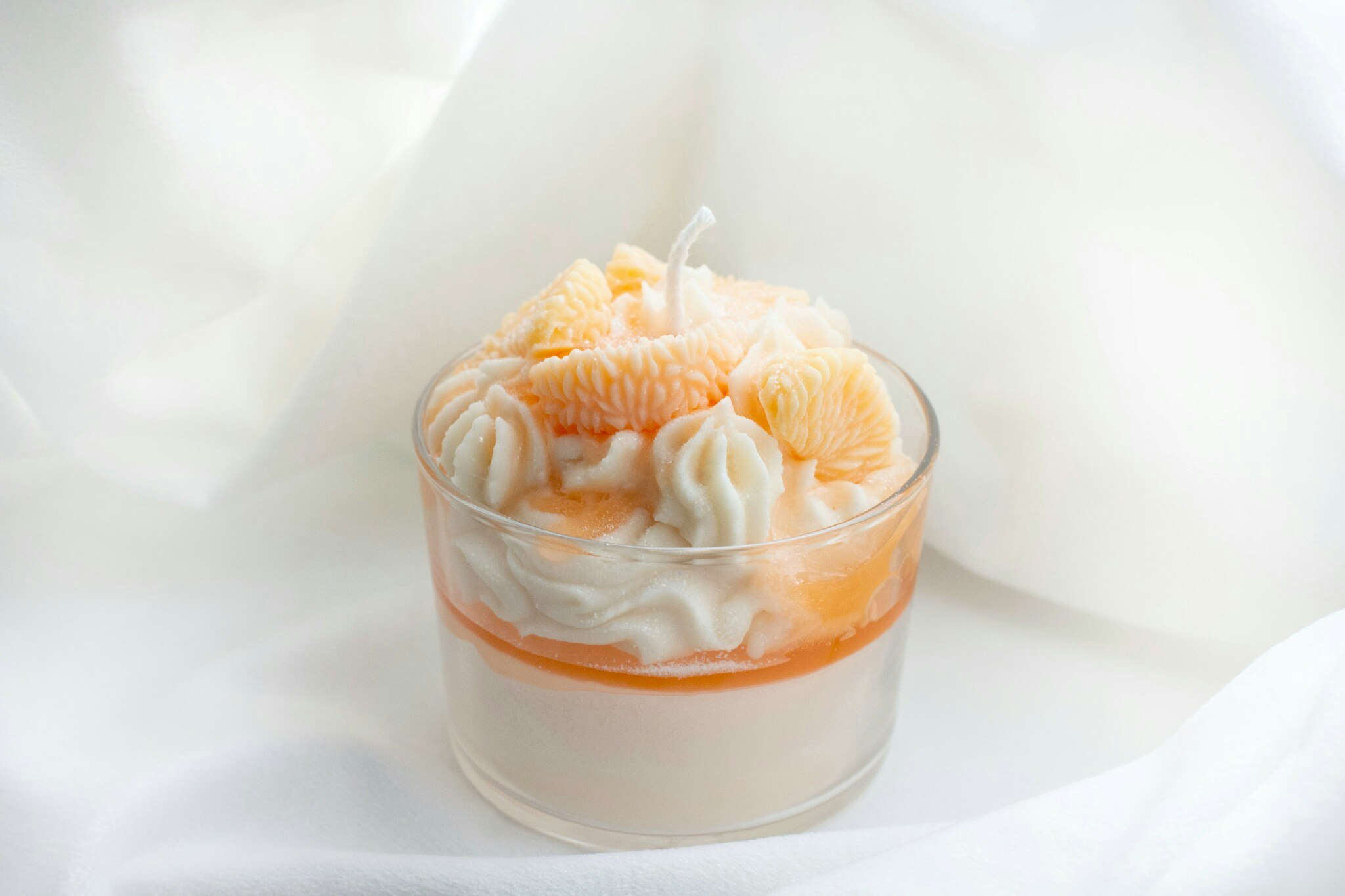 Mandarin dessertljus