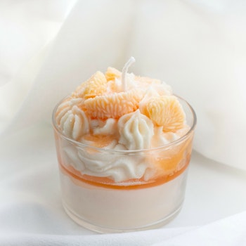 Mandarin dessertljus