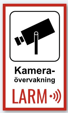 Skylt kameraövervakning 2 - CAM-online