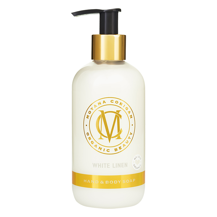 Moyana Corigan Hand & Body Soap, White Linen