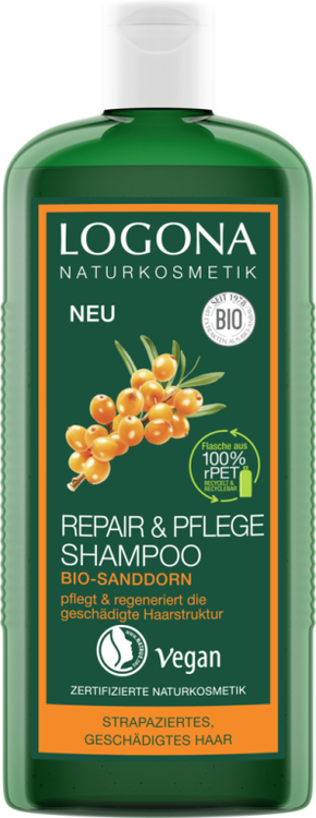 Logona organic schampoo -repair & care havtorn 250 ml