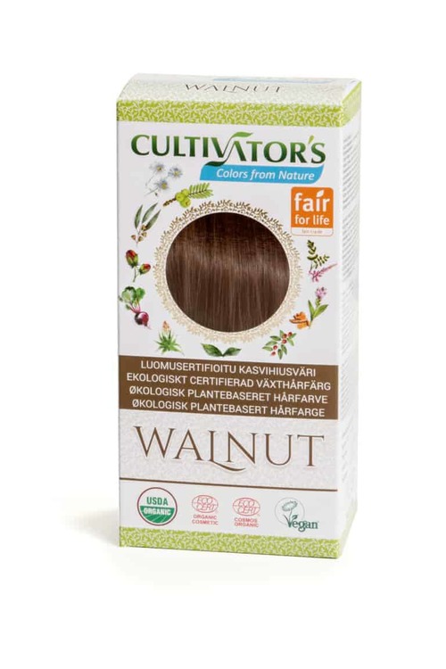 Cultivator´s ekologiskt certifierad växthårfärg – Walnut