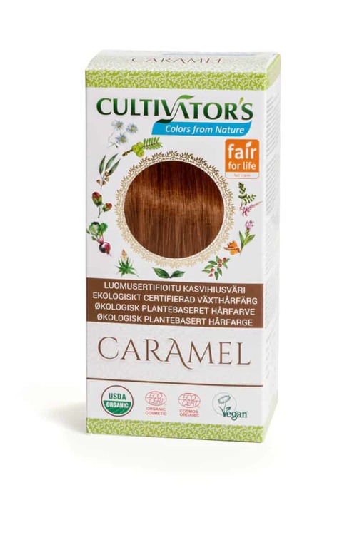 Cultivator´s ekologiskt certifierad växthårfärg – Caramel