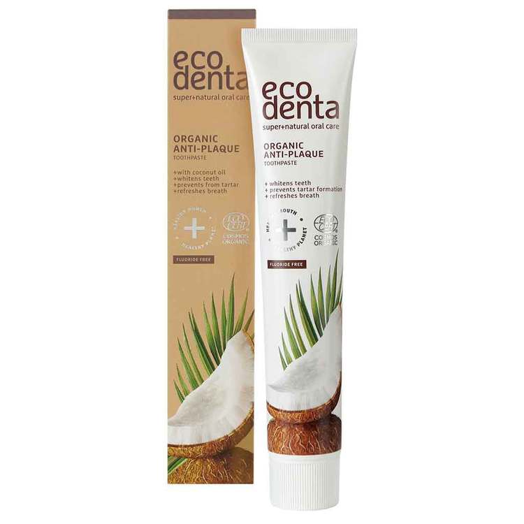 Ecodenta Anti-plaque toothpaste 75ml Organic