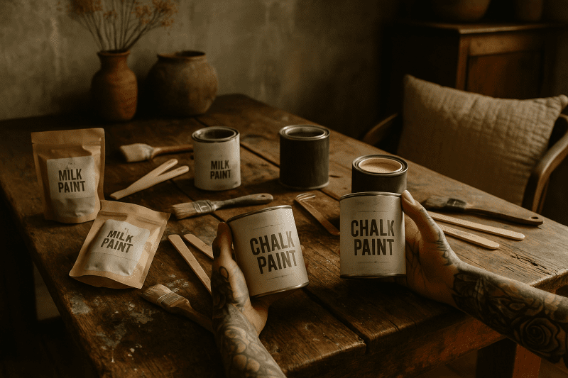 Chalkpaint & Milkpaint - Vad är skillnaderna?!