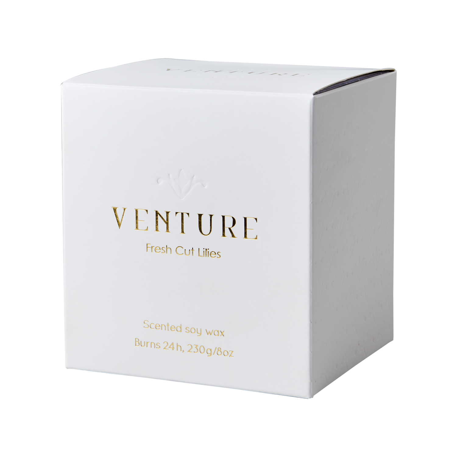 VENTURE Doftljus Lavender, chamomile & neroli, Vit