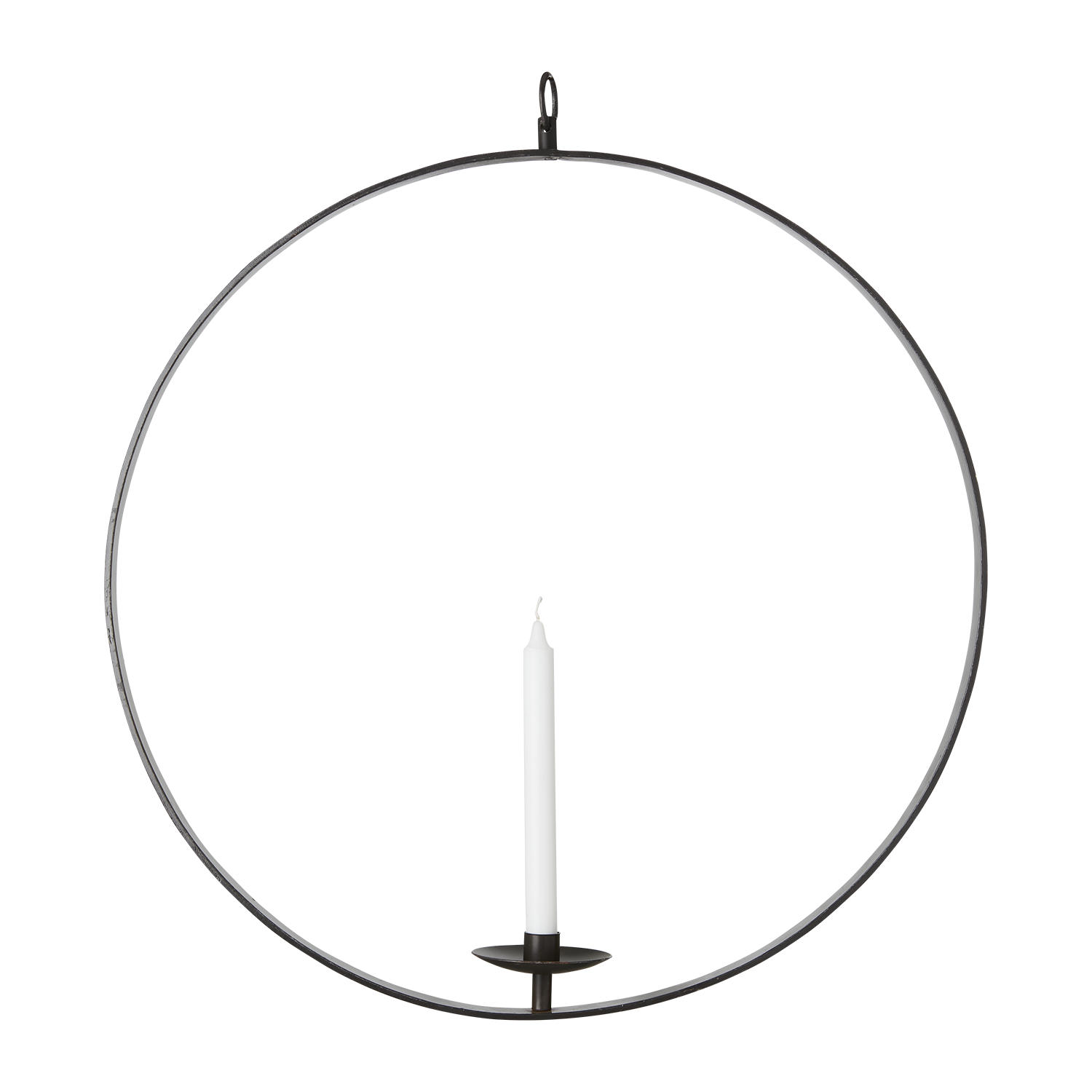 Hängande ljusstake Ø60cm, Svart