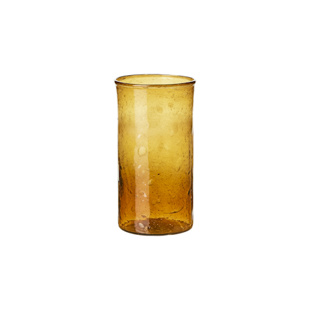 VIOLETTA Vas av återvunnet glas, Liten, Bärnsten