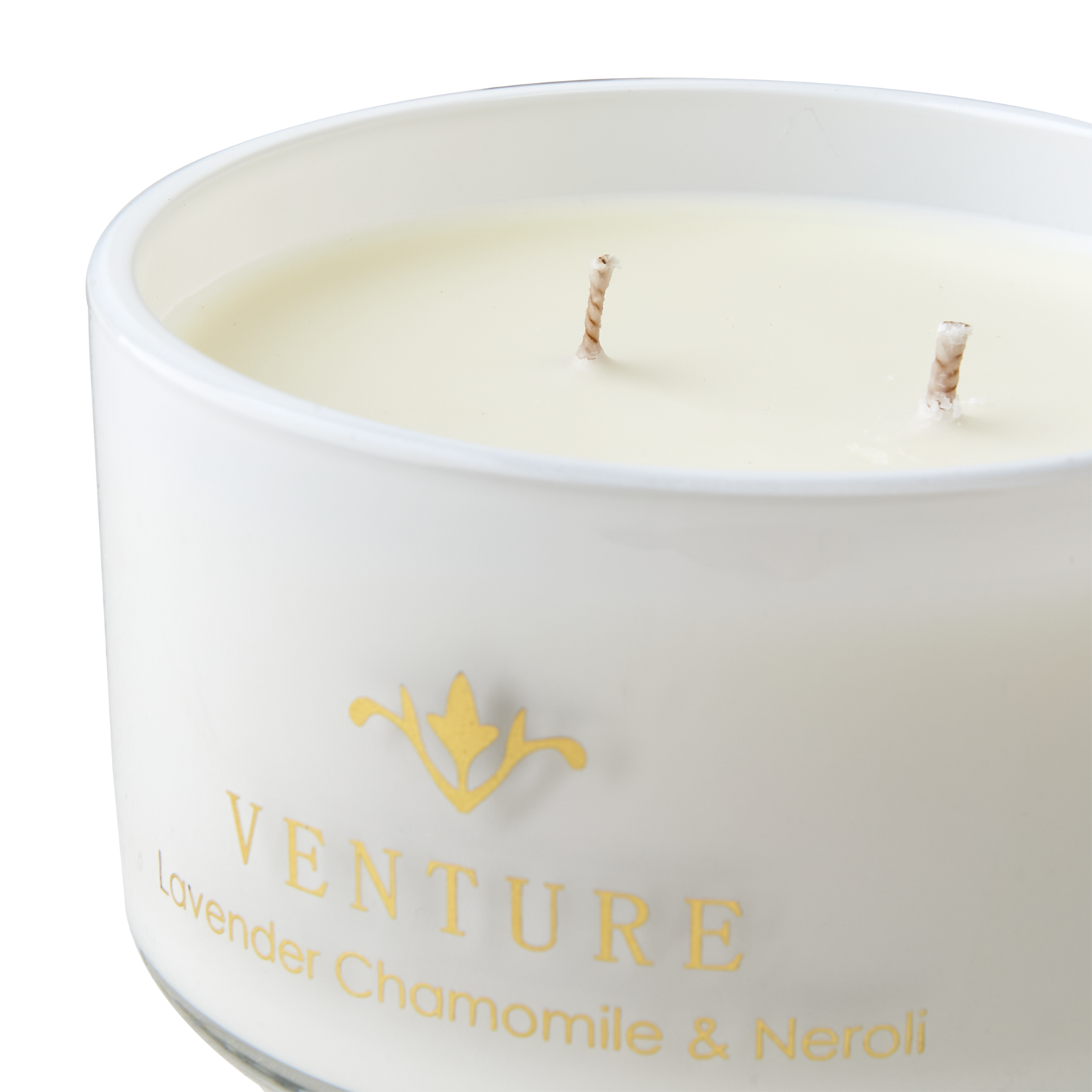 VENTURE Doftljus Lavender, chamomile & neroli, Vit