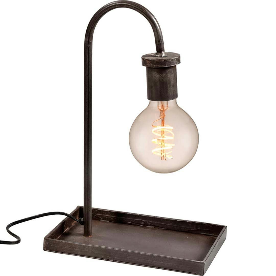Bordslampa i järn, 35cm