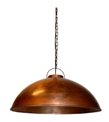 Taklampa i järn, 52cm, Koppar