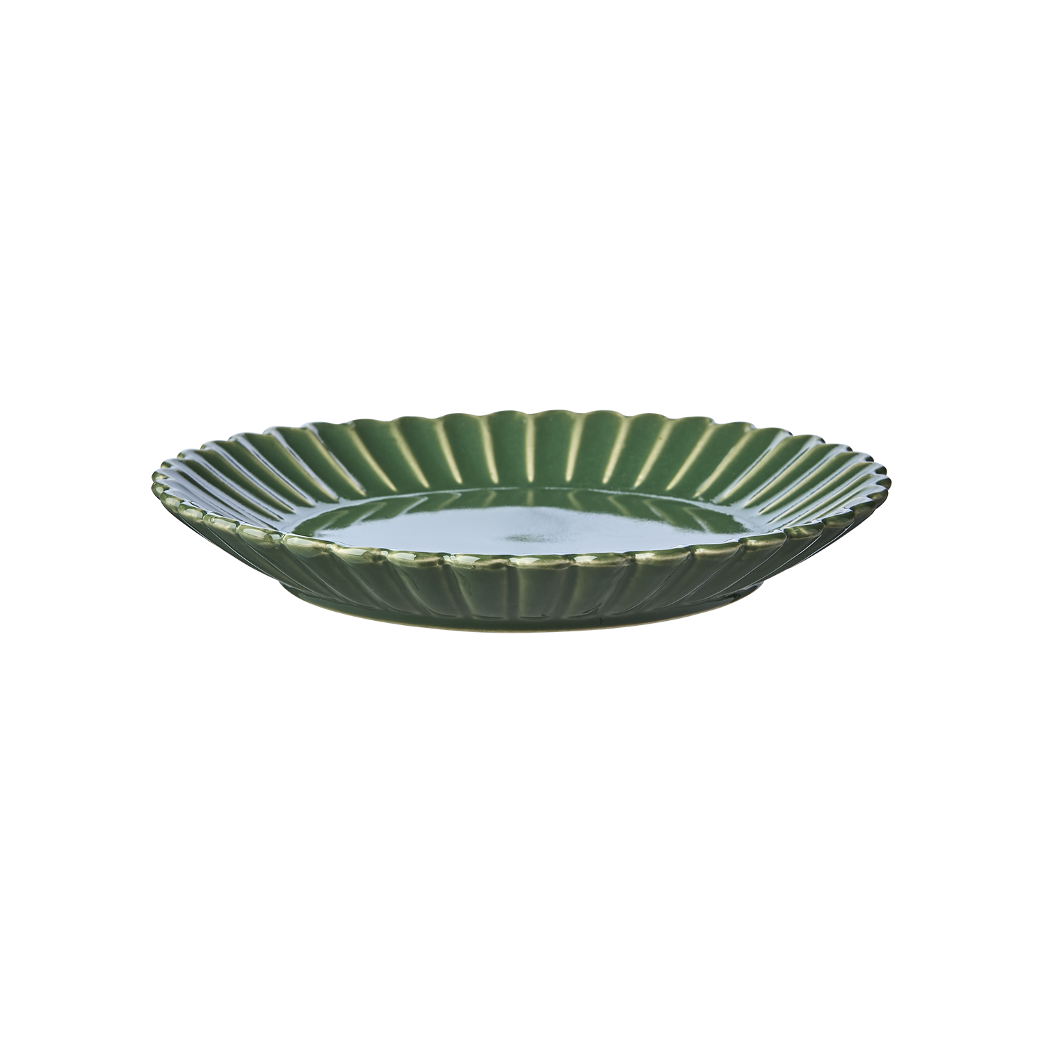 HULDA Tallrik Ø19 cm, Grön, 4-pack