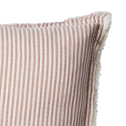 LINE Kuddfodral, Rosa/vit